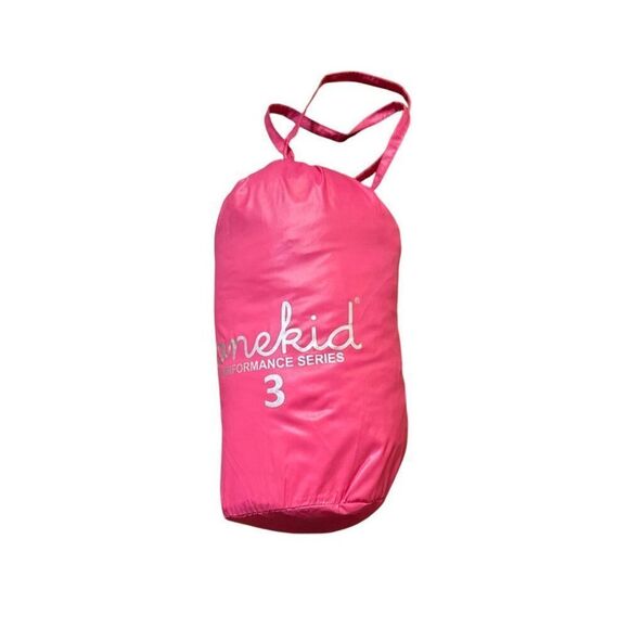 Reversible Pinkeneid Girls Puffer Vest With Packable Bag 3T Lightweight Quilted - Picture 6 of 7